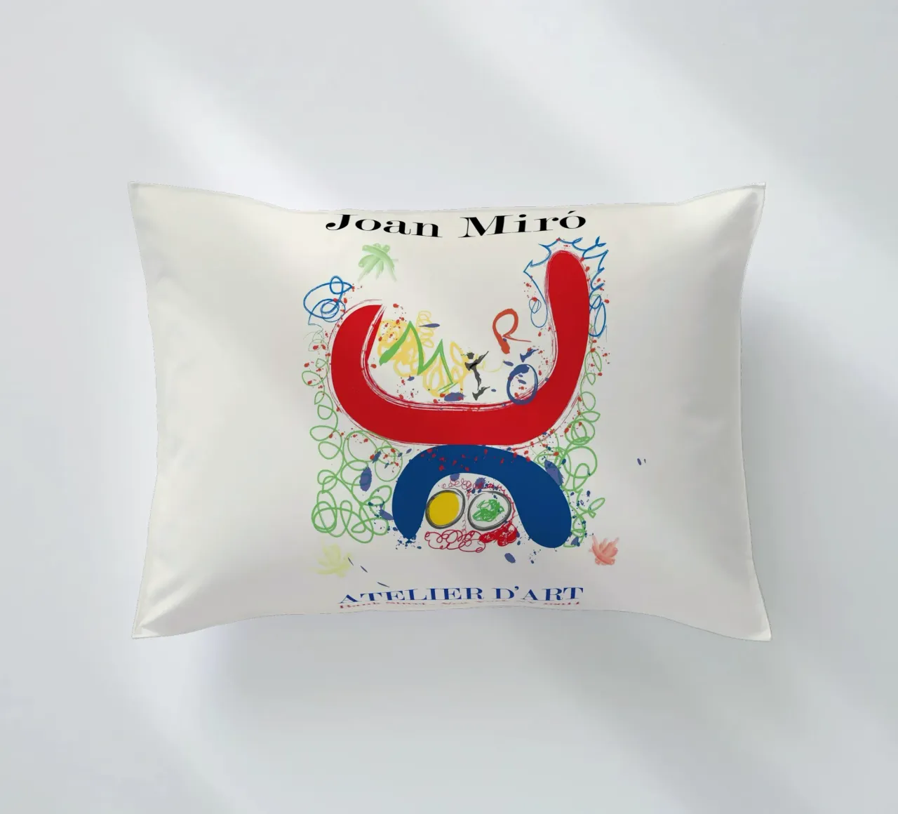 JOAN MIRO ATELIER DART POSTER cuscino da phillipp veisenberg