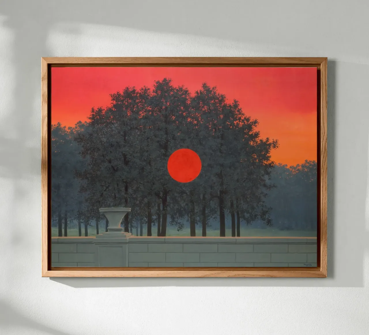 René Magritte Il banchetto alluminio dibond da Classic Art Prints
