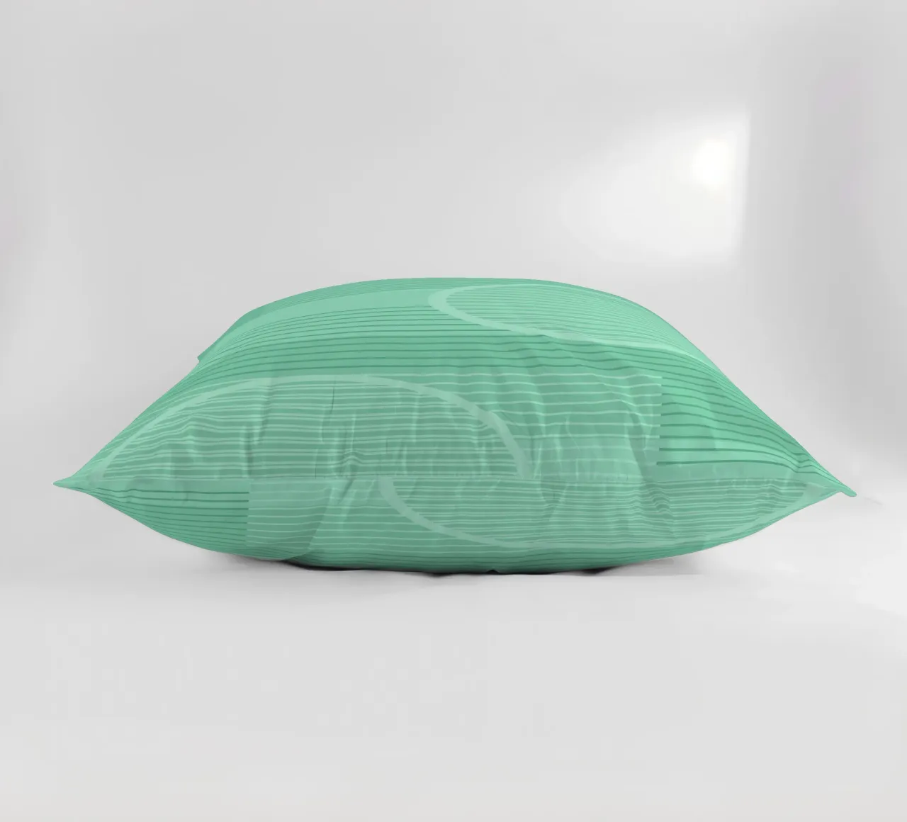 Geometrico Minimal Neo Mint cuscino da SilverPegasus