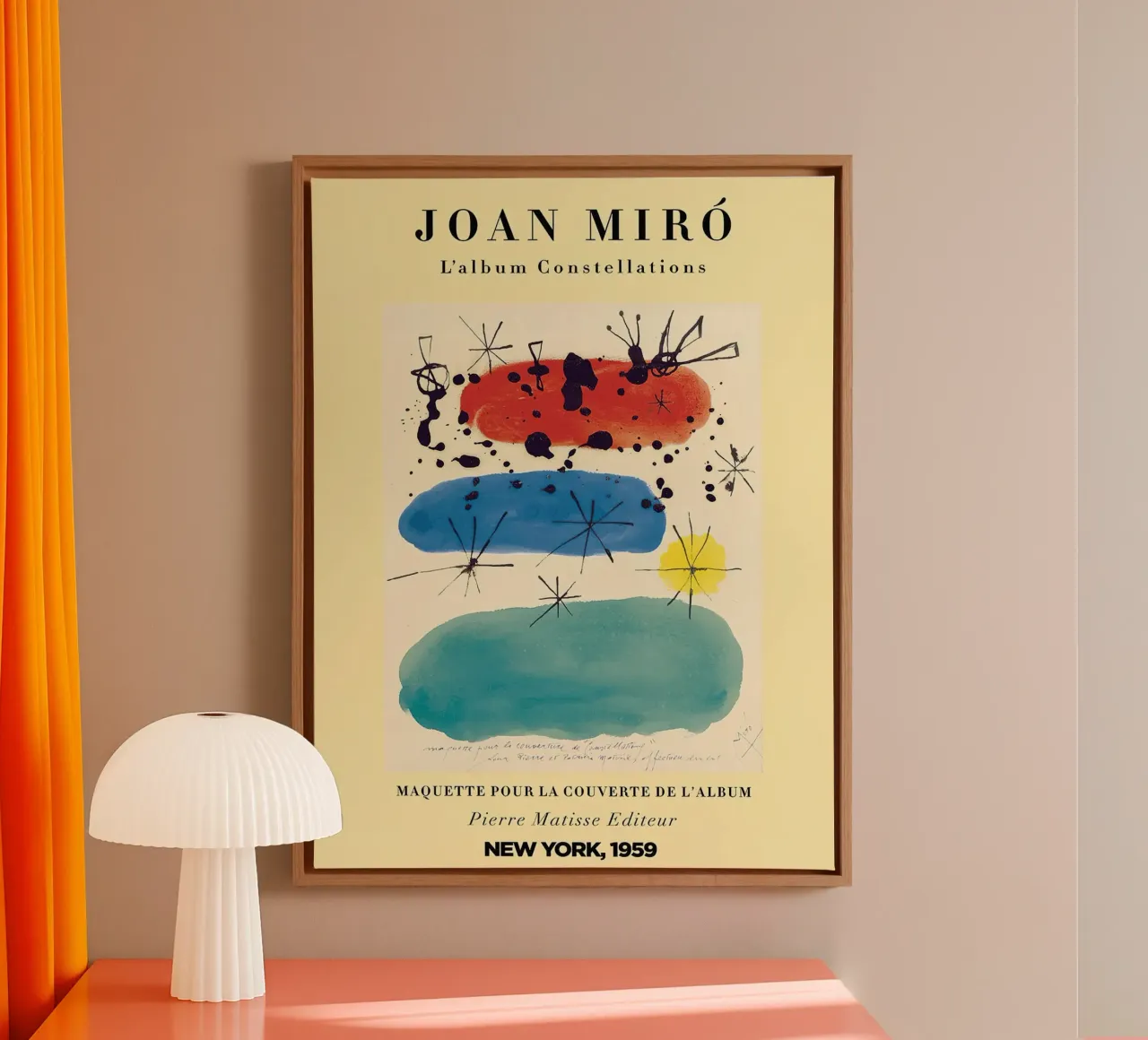 Joan Miro Constellation 1959 Poster canvas by phillipp veisenberg