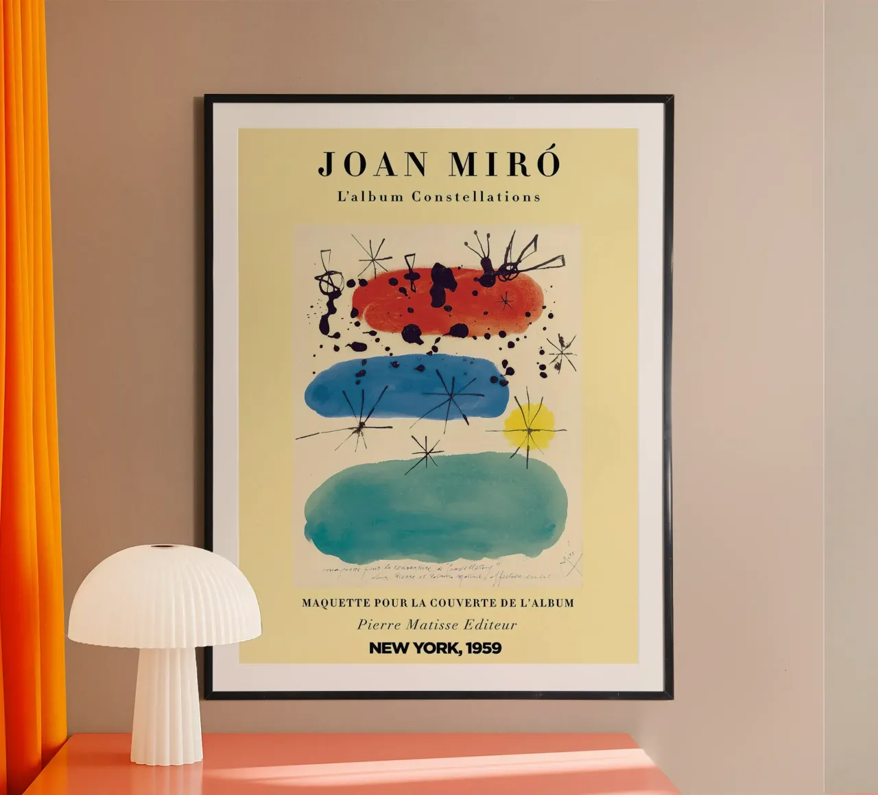 Joan Miro Constellation 1959 Poster hahnemühle by phillipp veisenberg