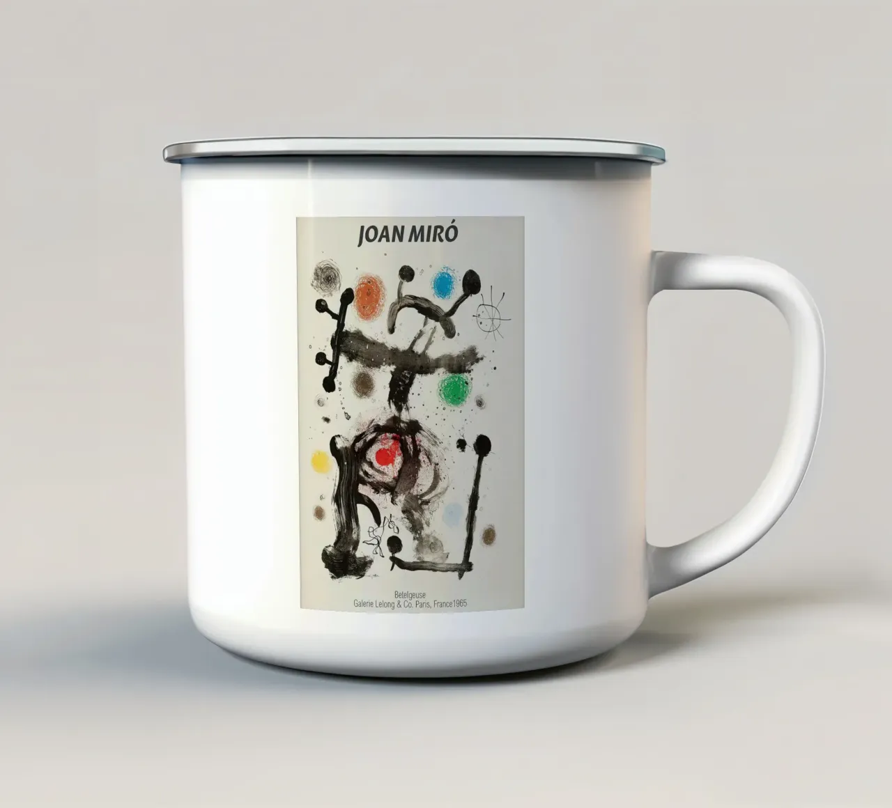 Joan Miro Betelgeuse-1965 tazza in smalto da phillipp veisenberg