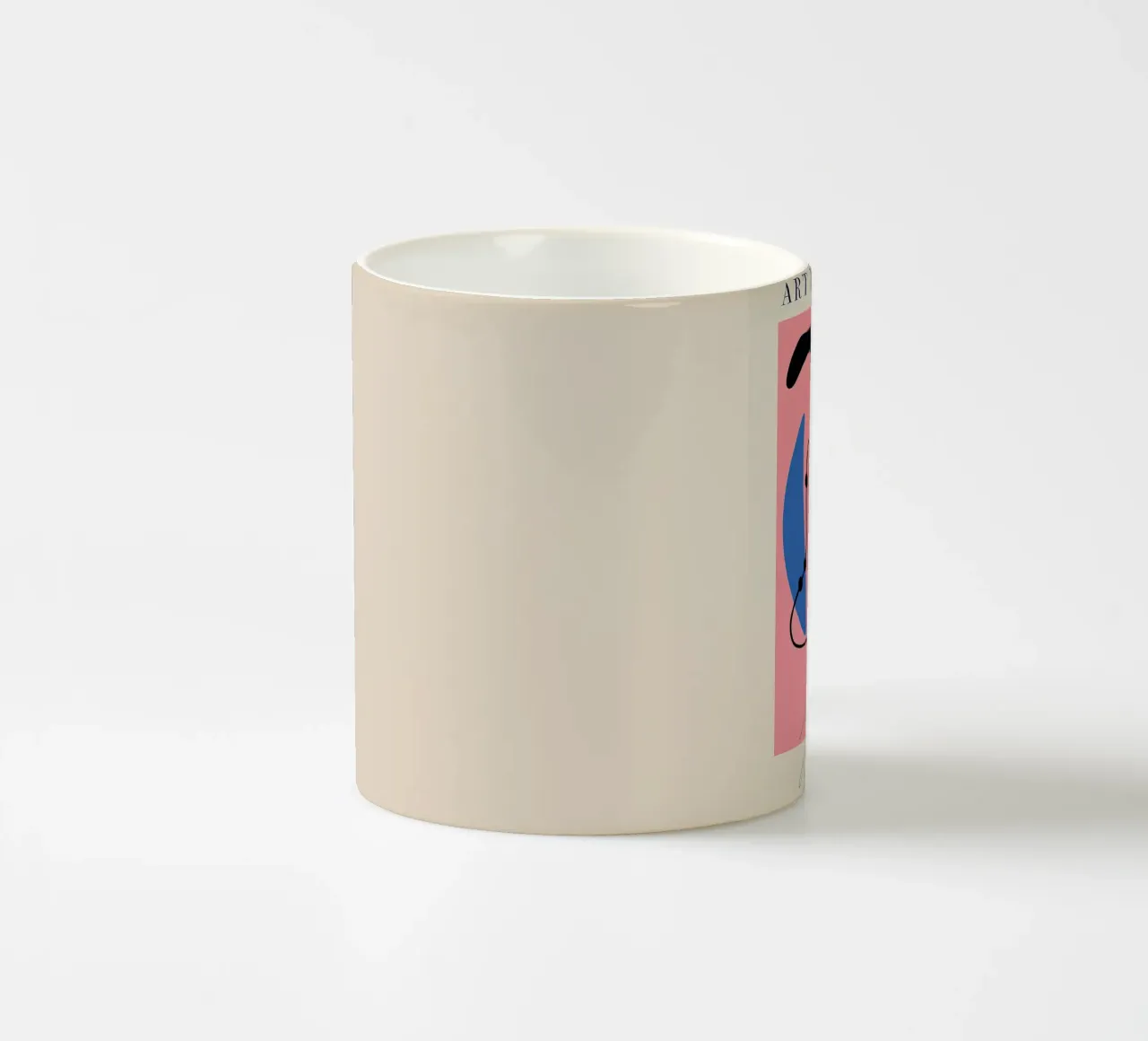 Manifesto della mostra d'arte di Joan Miro tazza in ceramica da phillipp veisenberg