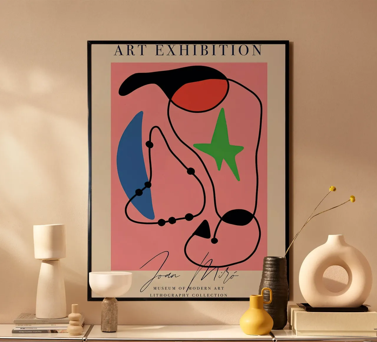 Joan Miro Art Exhibition Poster hahnemühle by phillipp veisenberg