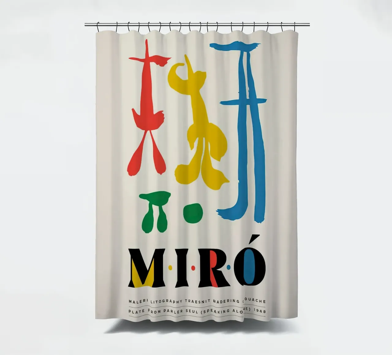 Miro 1948 tenda da doccia da phillipp veisenberg