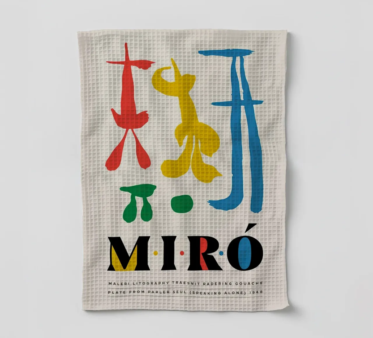Miro 1948 canovaccio da cucina da phillipp veisenberg