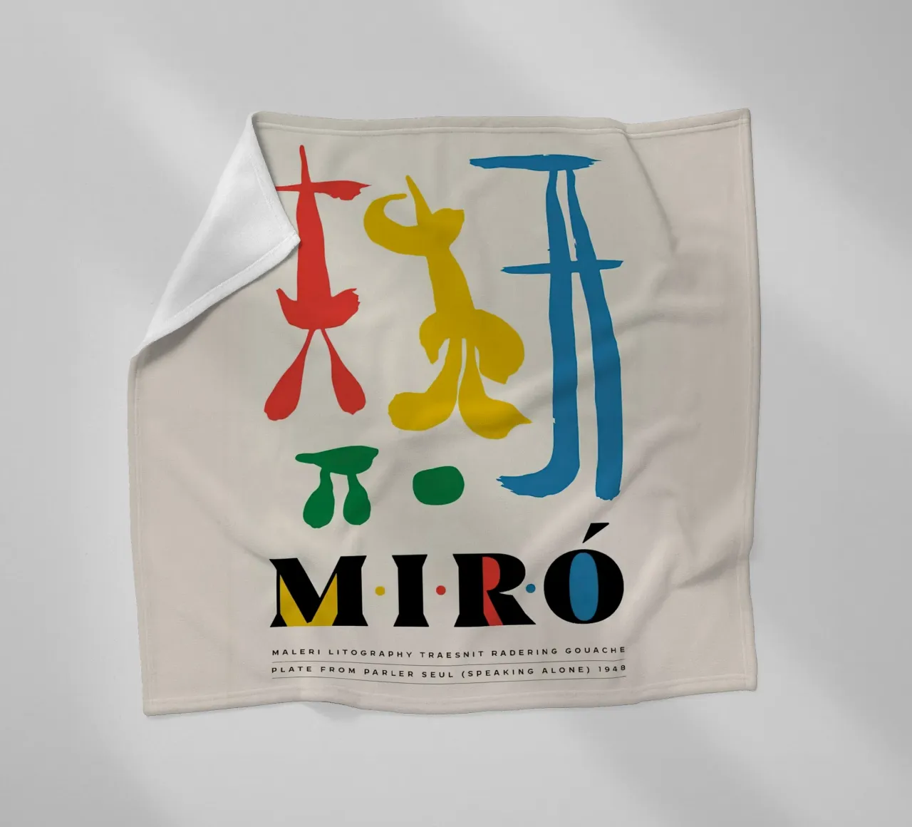Miro 1948 fleecedeken van phillipp veisenberg
