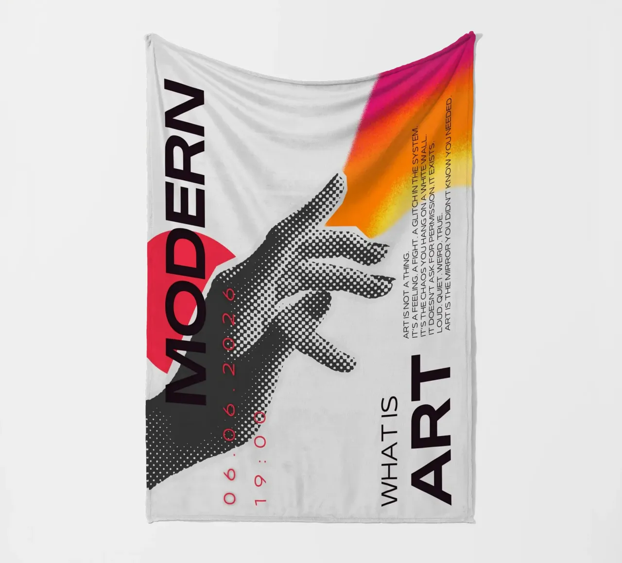 WHAT IS ART coperta in pile da Einfach Uebel