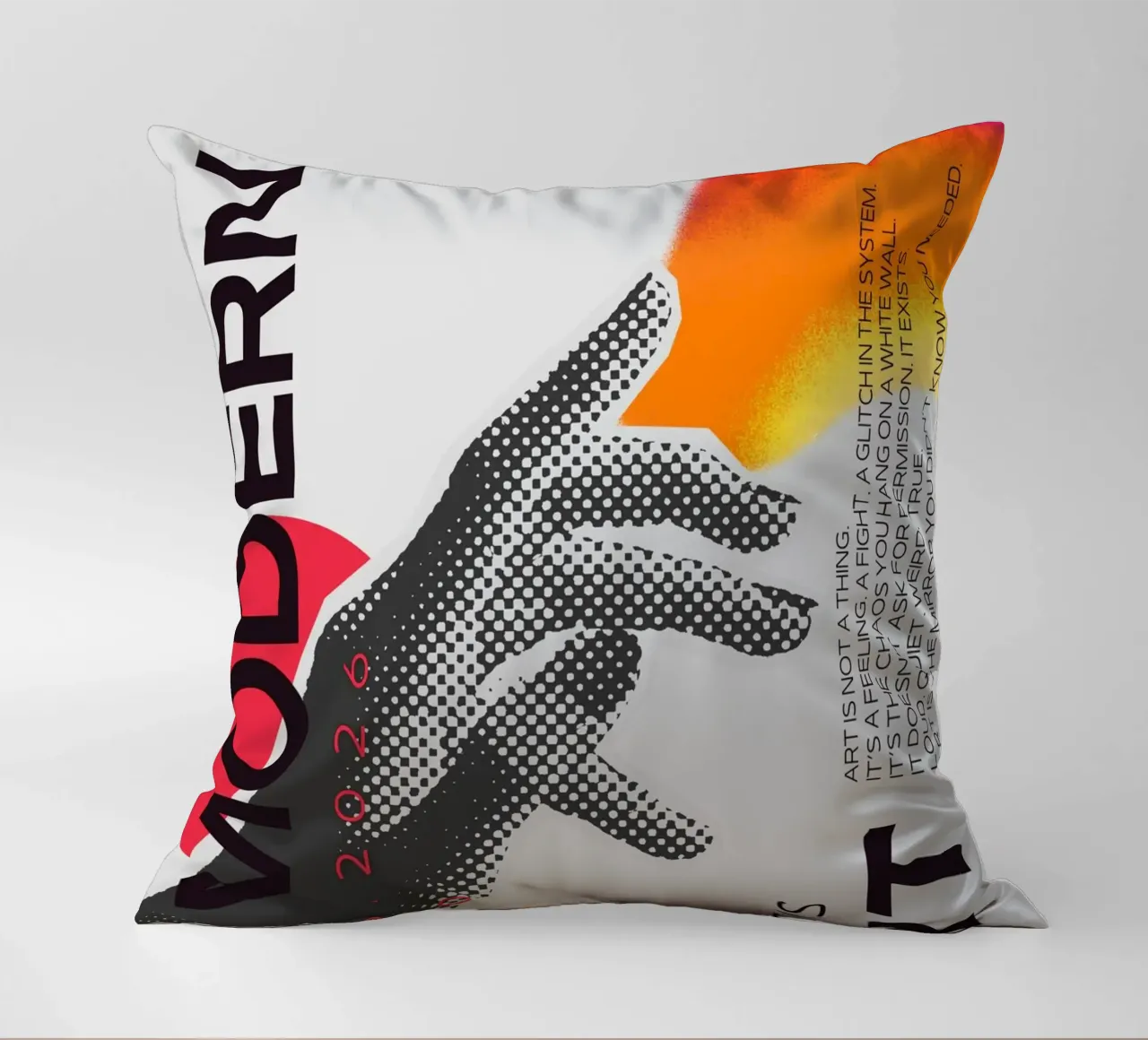 WHAT IS ART cuscino da Einfach Uebel