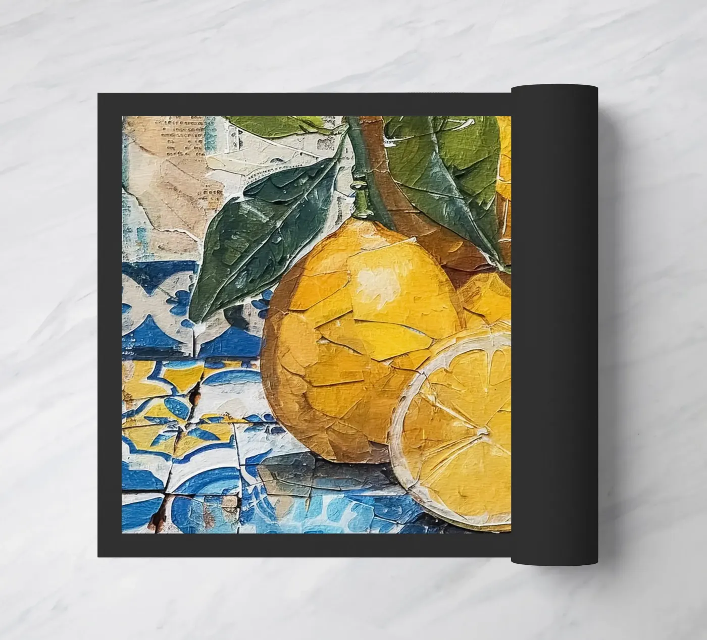Lemons doormat by LisaArtes