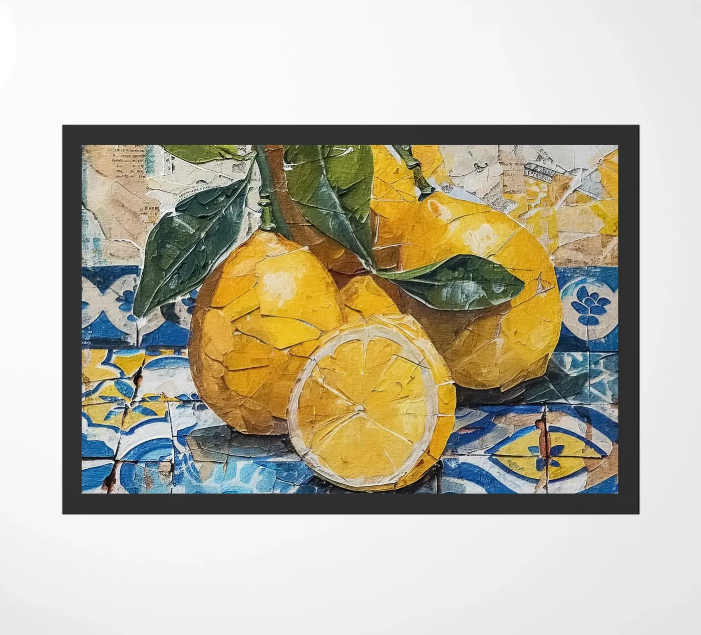 Lemons doormat by LisaArtes