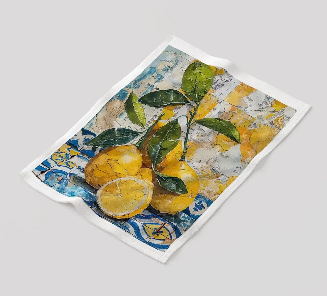 Lemons fleece blanket by LisaArtes