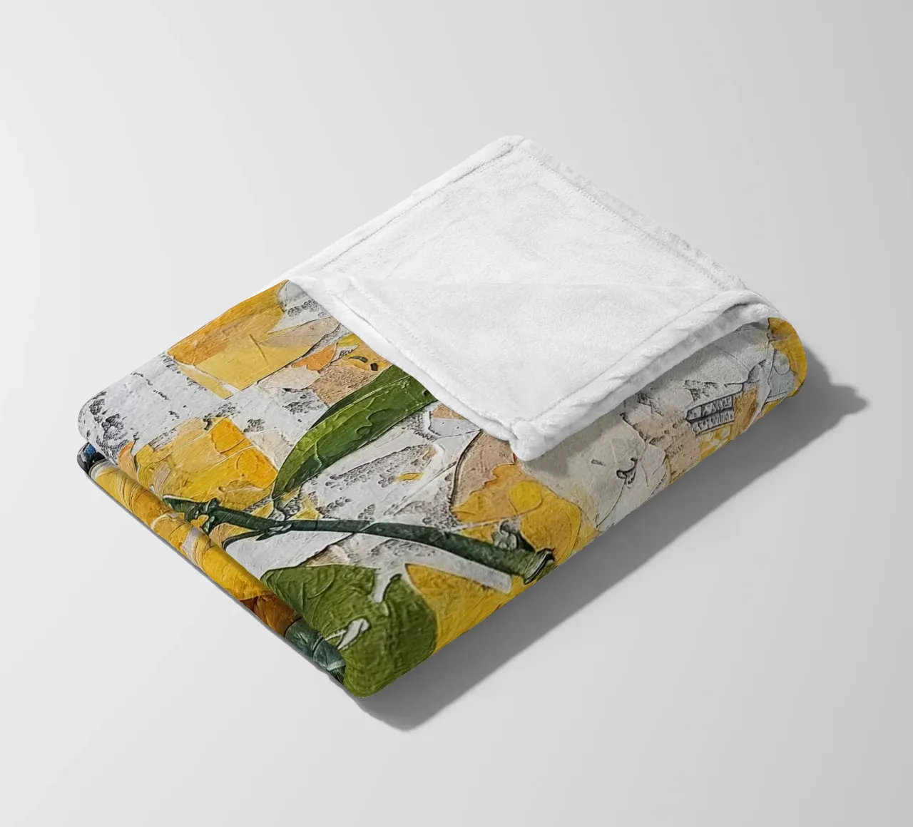 Lemons fleece blanket by LisaArtes