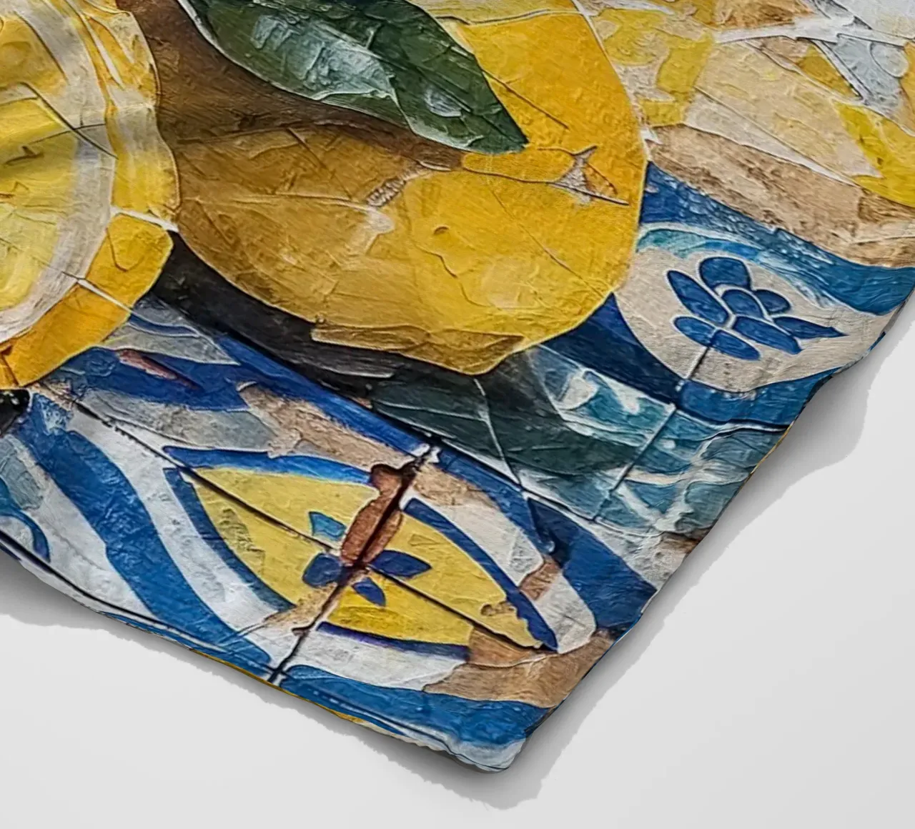 Lemons fleece blanket by LisaArtes