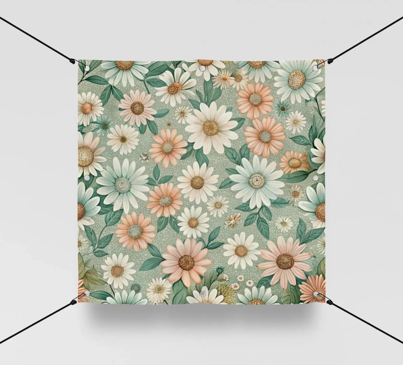 Daisy Reverie telo in pvc da Botanical Pattern House