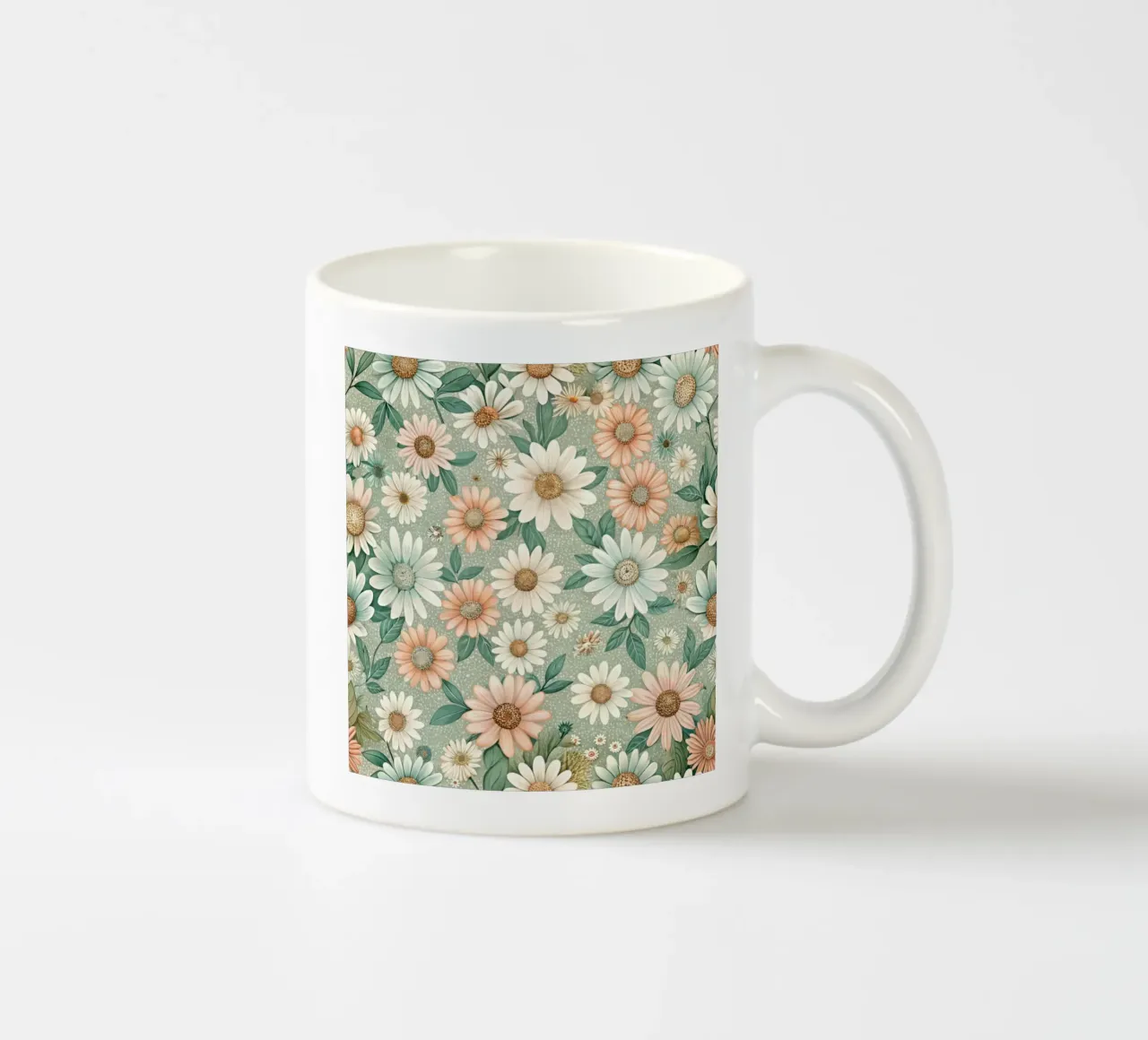 Daisy Reverie tazza in ceramica da Botanical Pattern House