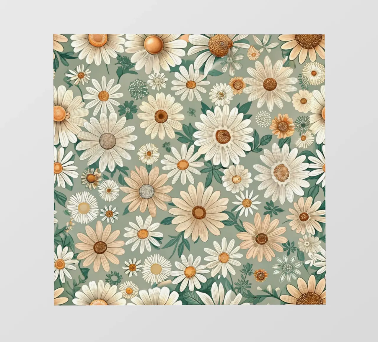 Daisy Reverie pellicola backlit da Botanical Pattern House