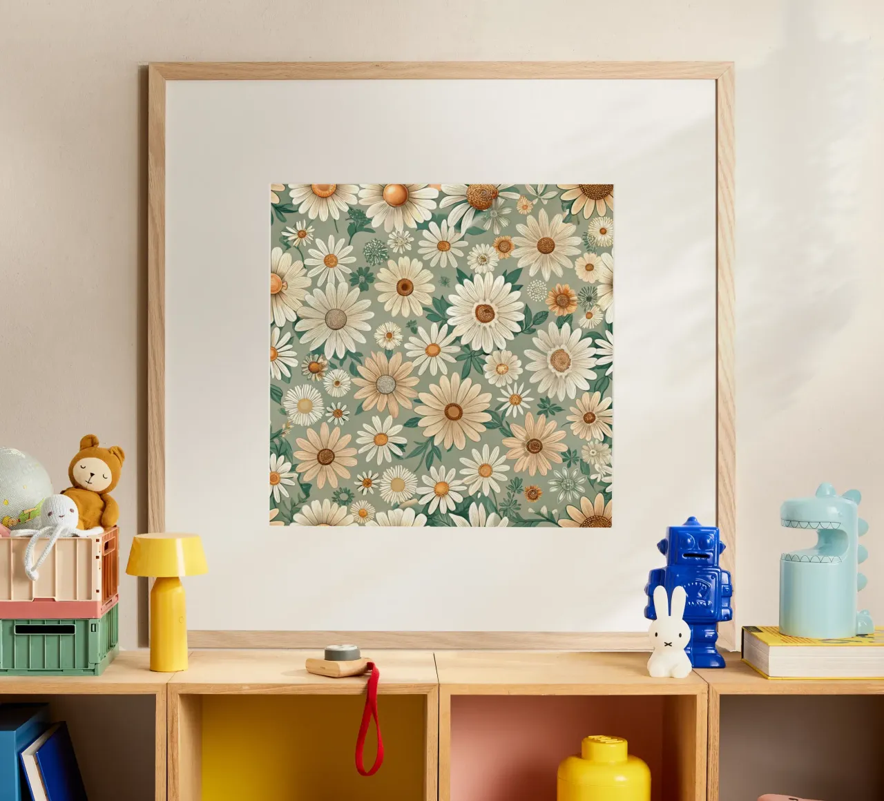 Daisy Reverie poster da Botanical Pattern House