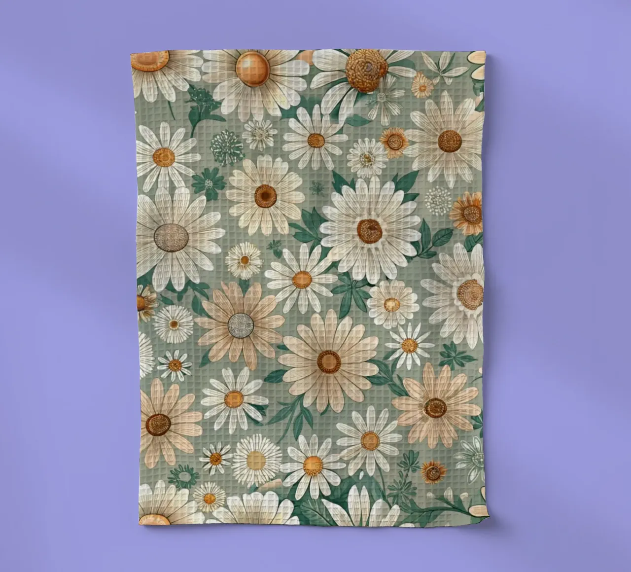 Daisy Reverie canovaccio da cucina da Botanical Pattern House