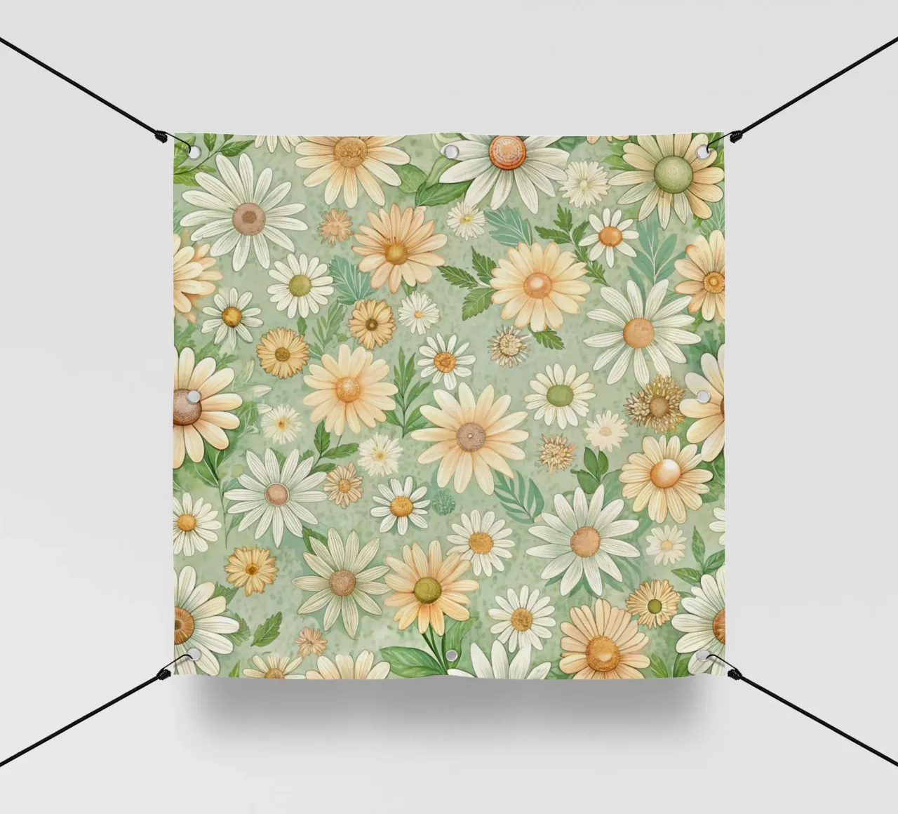 Daisy Reverie telo in pvc da Botanical Pattern House