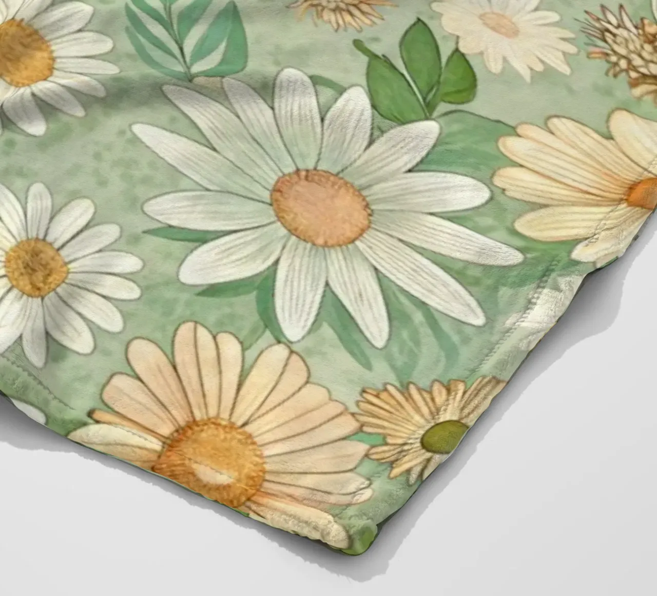 Daisy Reverie coperta in pile da Botanical Pattern House