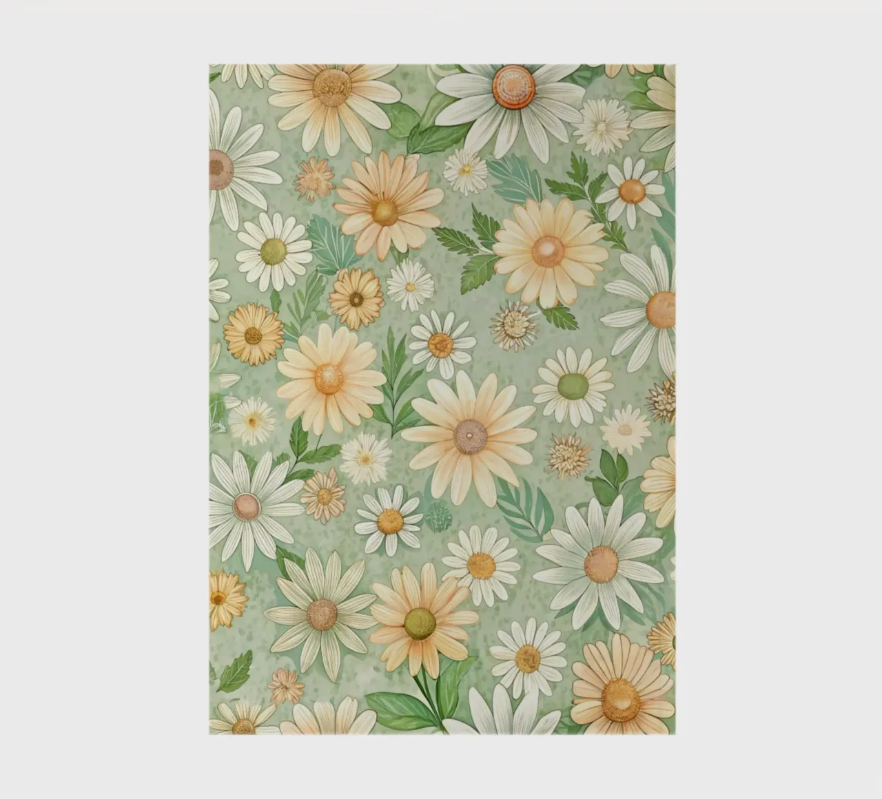 Daisy Reverie notebook by Botanical Pattern House