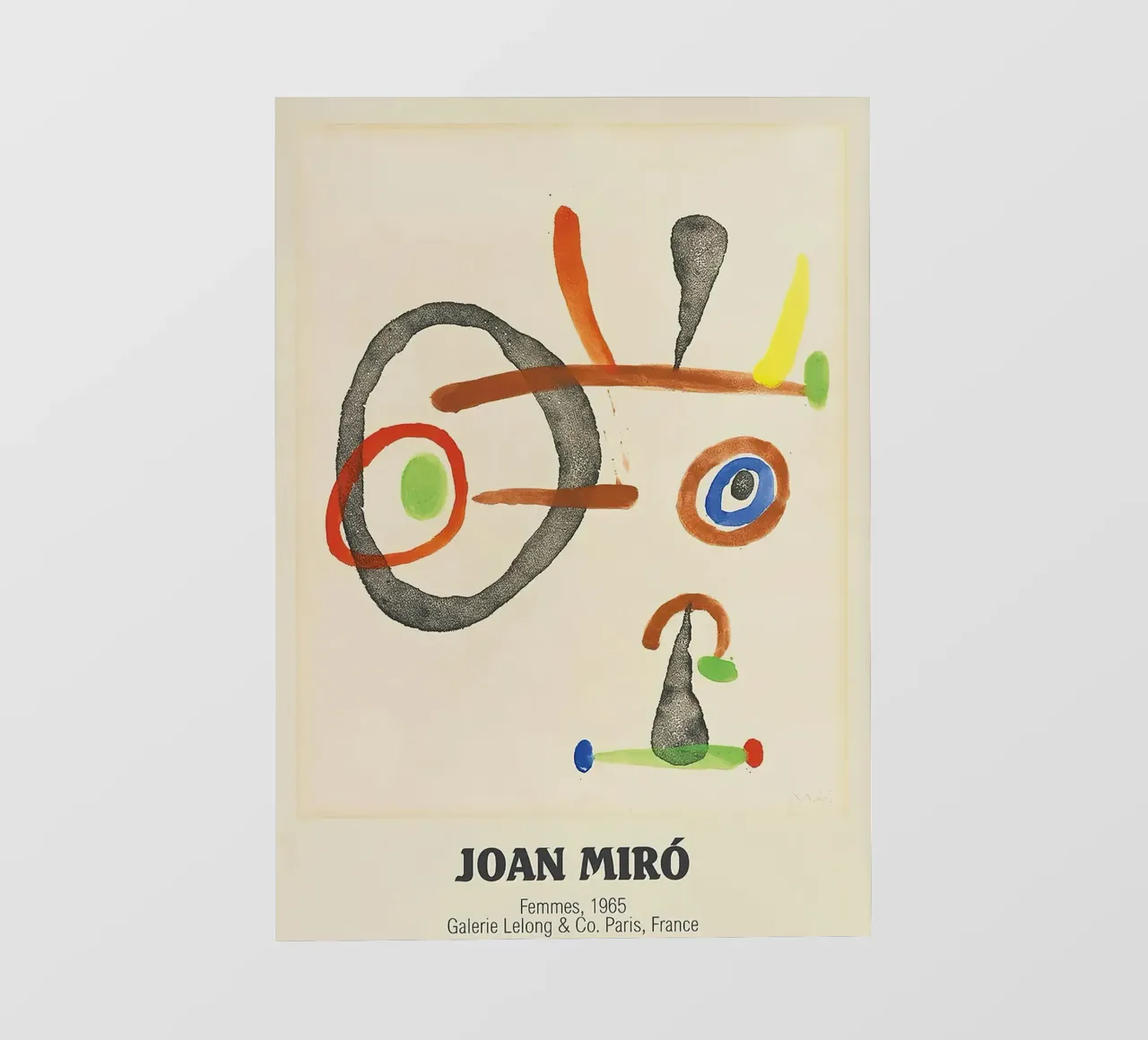 Joan Miro Donne 1965 telo in pvc da phillipp veisenberg