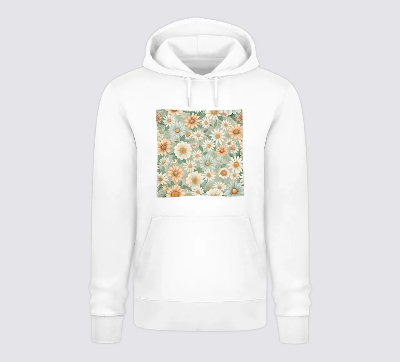 Daisy Reverie felpa con cappuccio da Botanical Pattern House