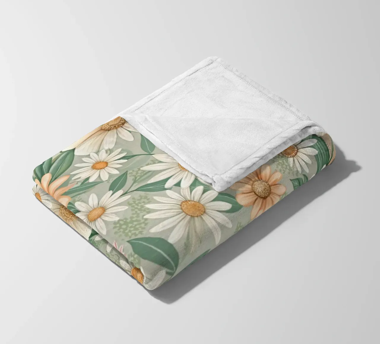 Daisy Reverie coperta in pile da Botanical Pattern House