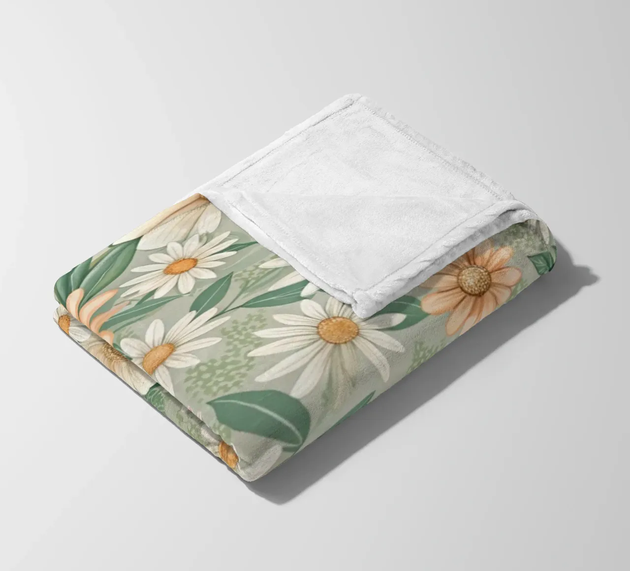 Daisy Reverie coperta in pile da Botanical Pattern House