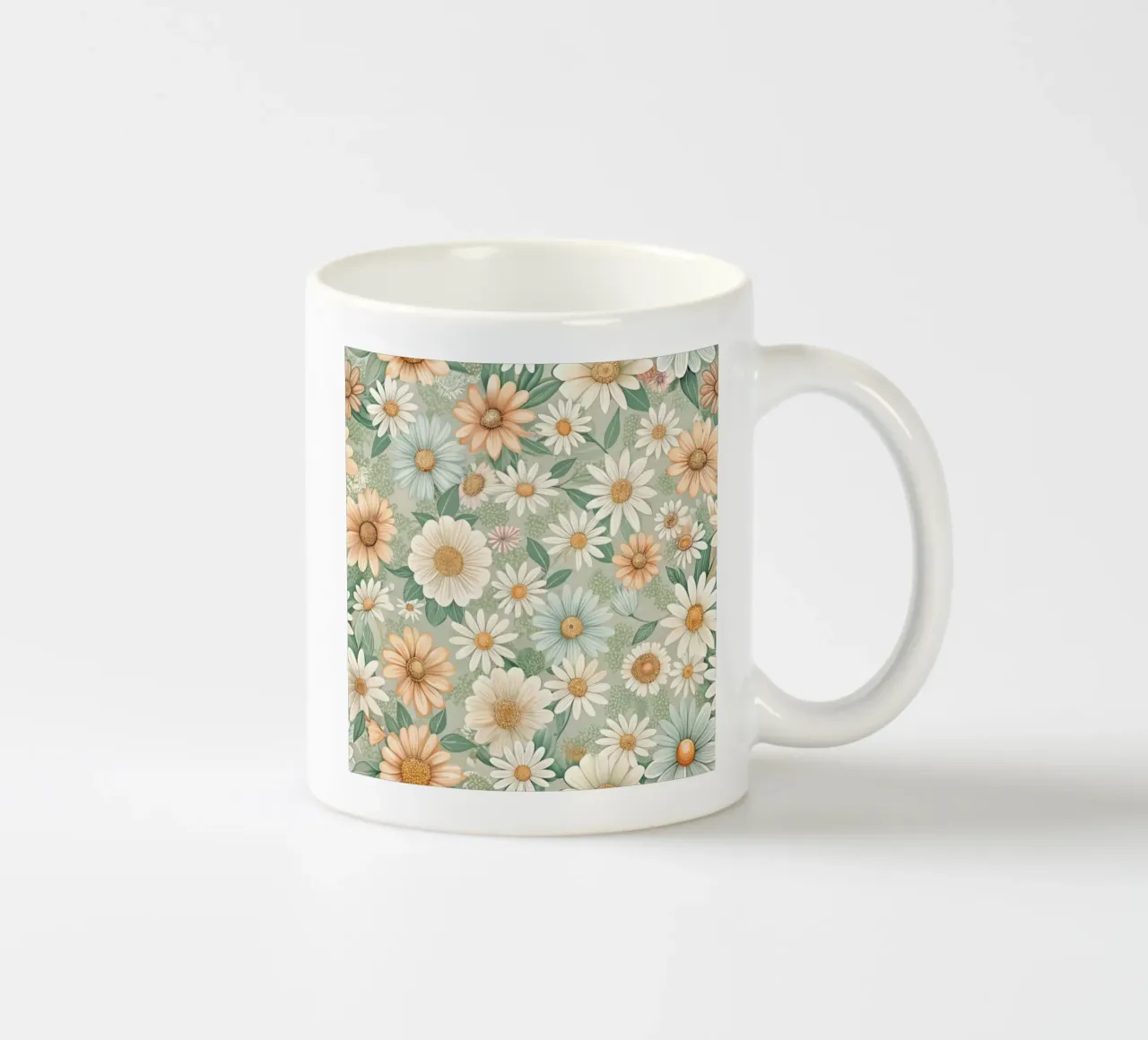 Daisy Reverie tazza in ceramica da Botanical Pattern House