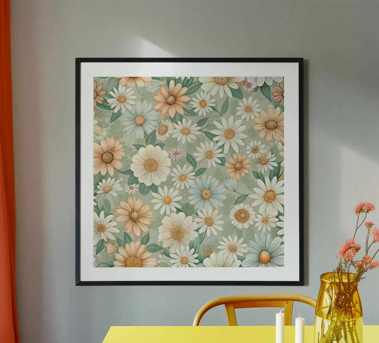 Daisy Reverie poster da Botanical Pattern House