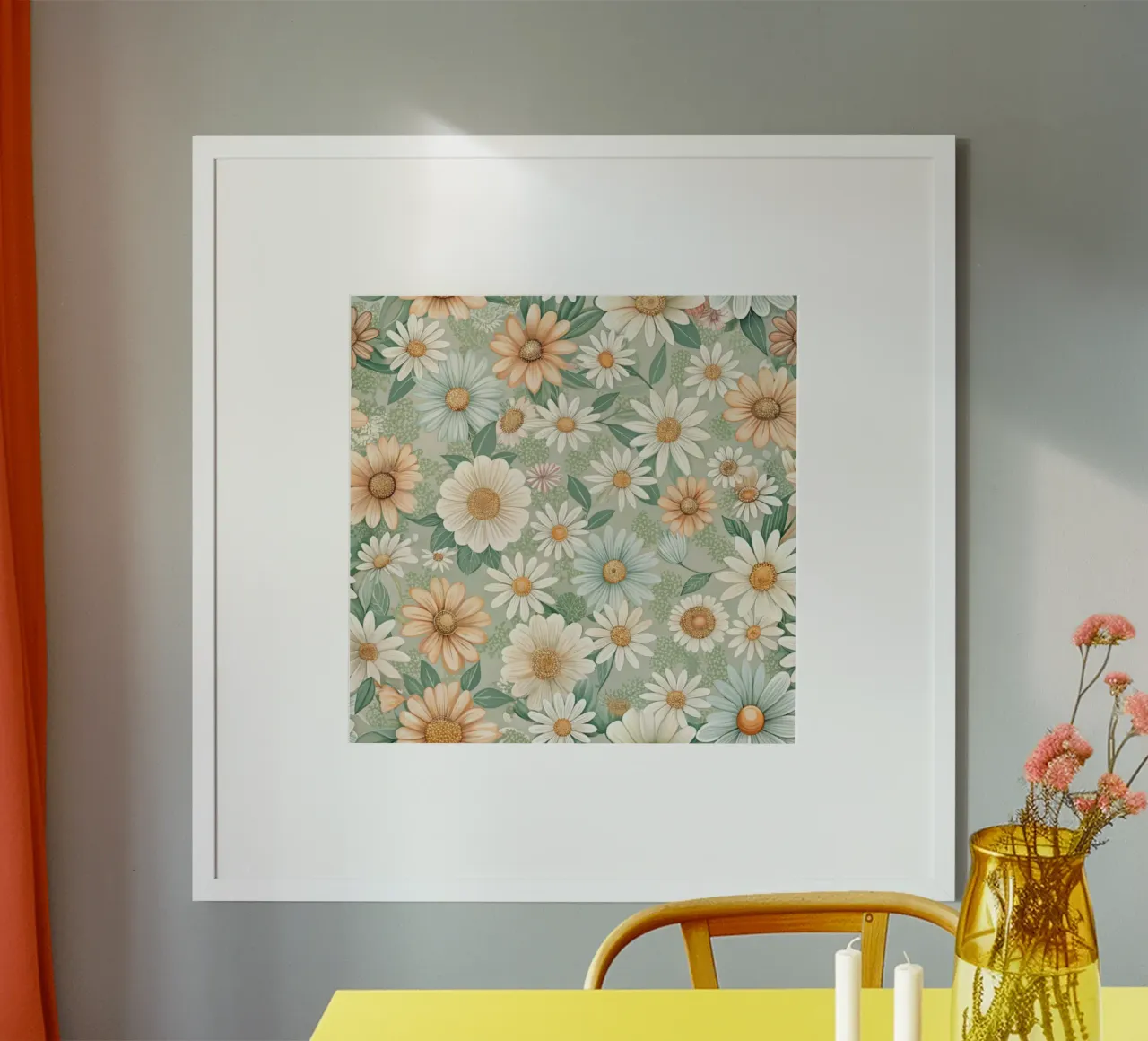 Daisy Reverie poster da Botanical Pattern House