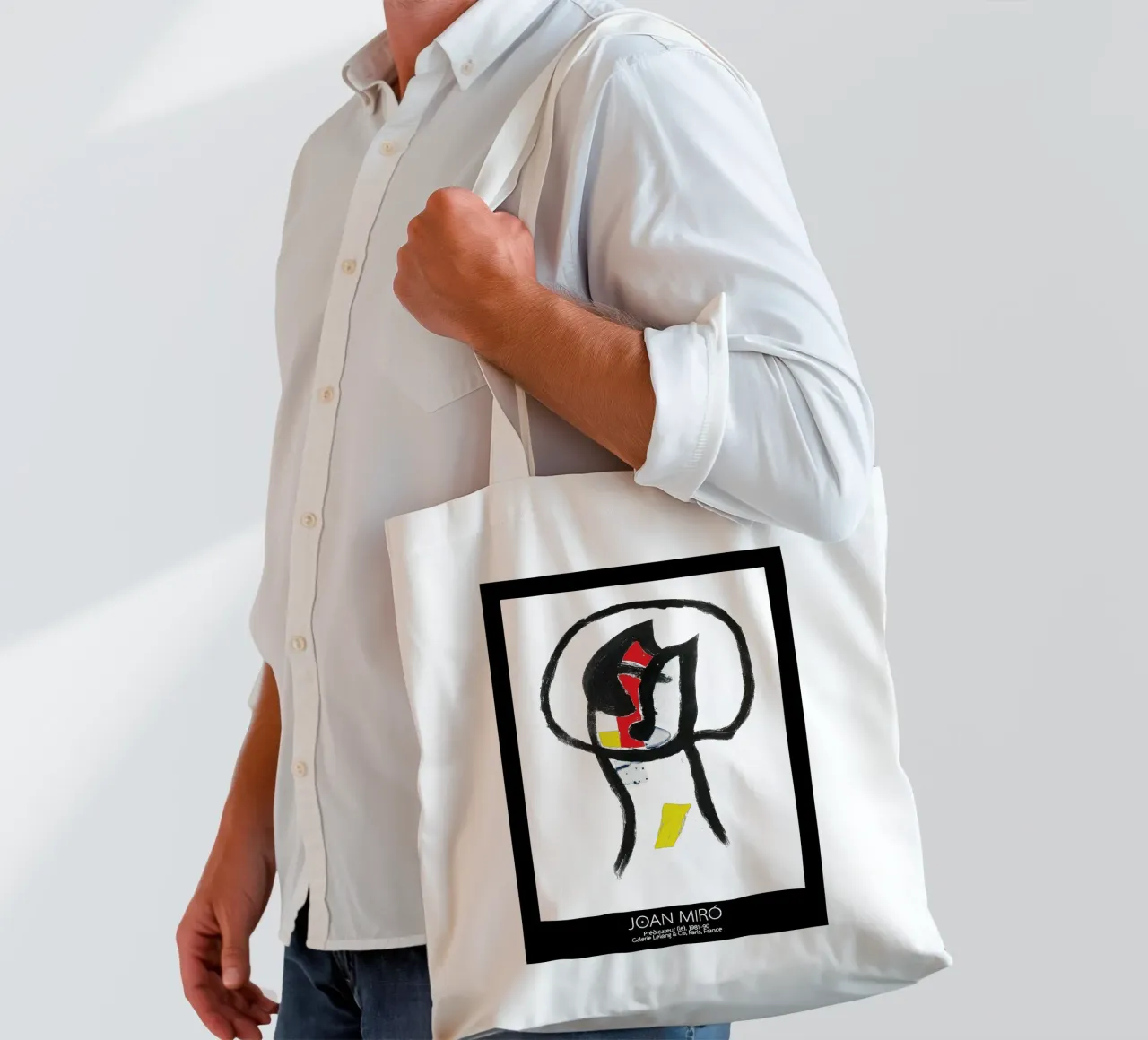 Joan Miro The Predator-1981 tote bag by phillipp veisenberg