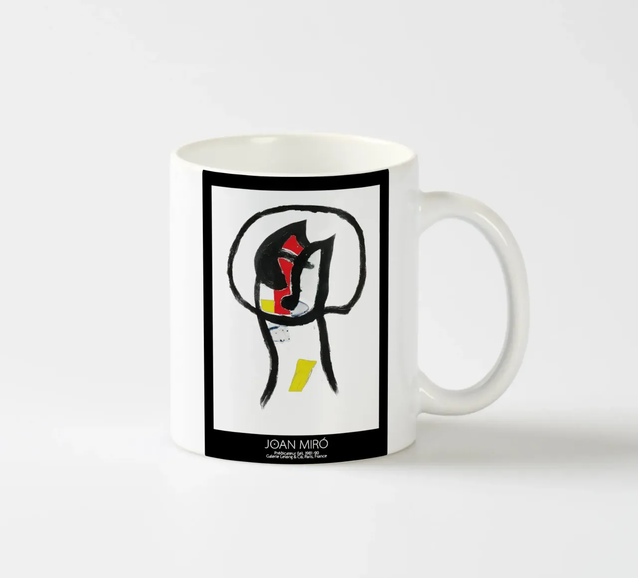 Joan Miro Il predatore-1981 tazza in ceramica da phillipp veisenberg