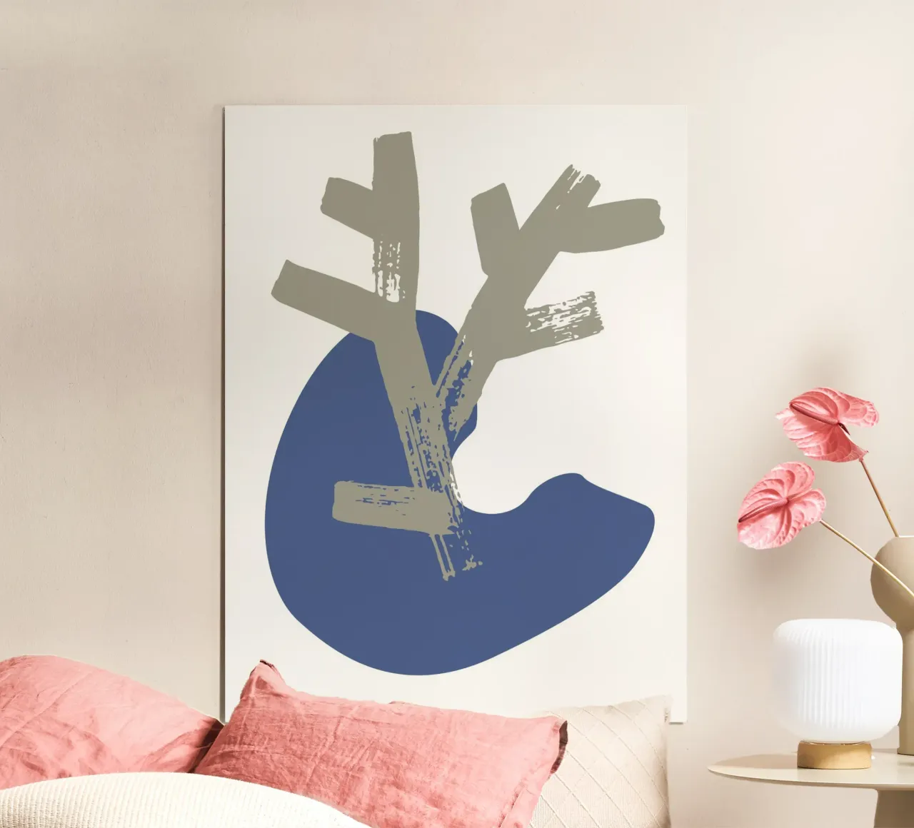 Organic shape poster con telaio in alluminio da LisaArtes