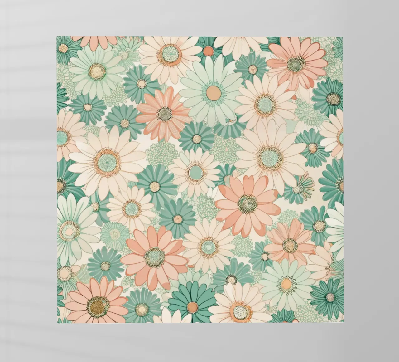 Daisy Reverie pellicola backlit da Botanical Pattern House