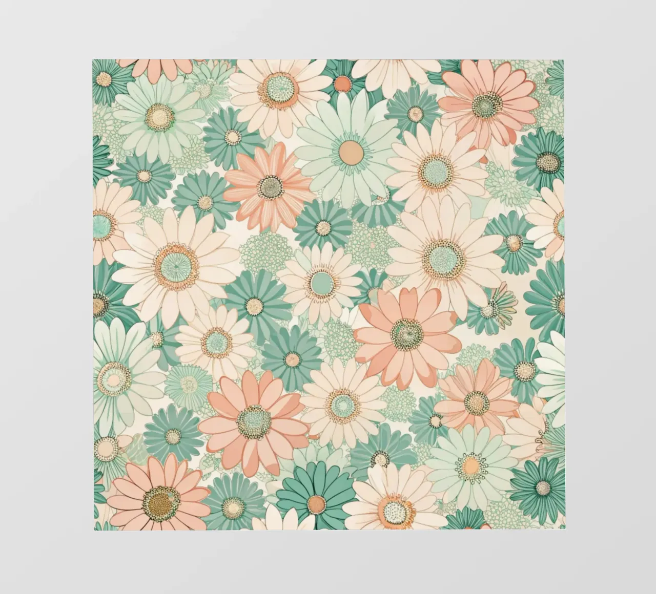 Daisy Reverie telo in pvc da Botanical Pattern House