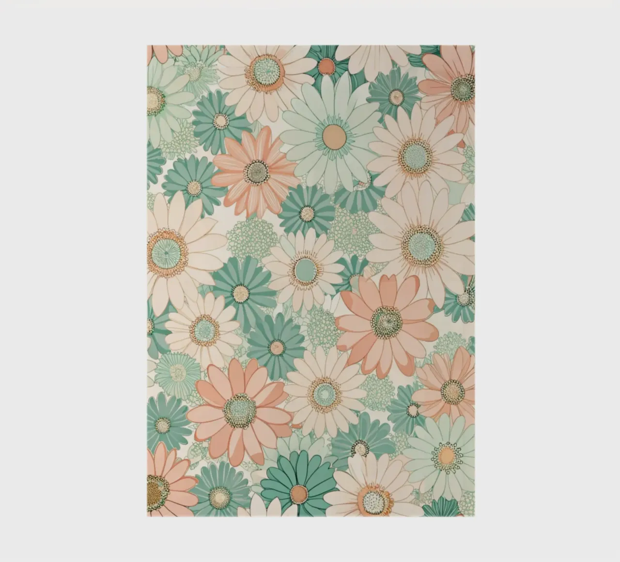Daisy Reverie notebook by Botanical Pattern House