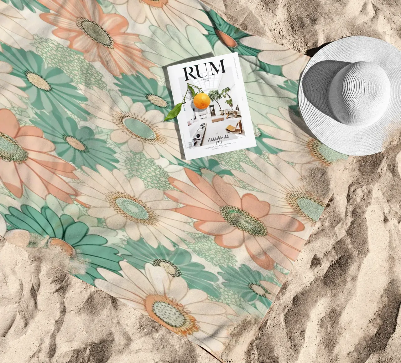 Daisy Reverie telo mare da Botanical Pattern House