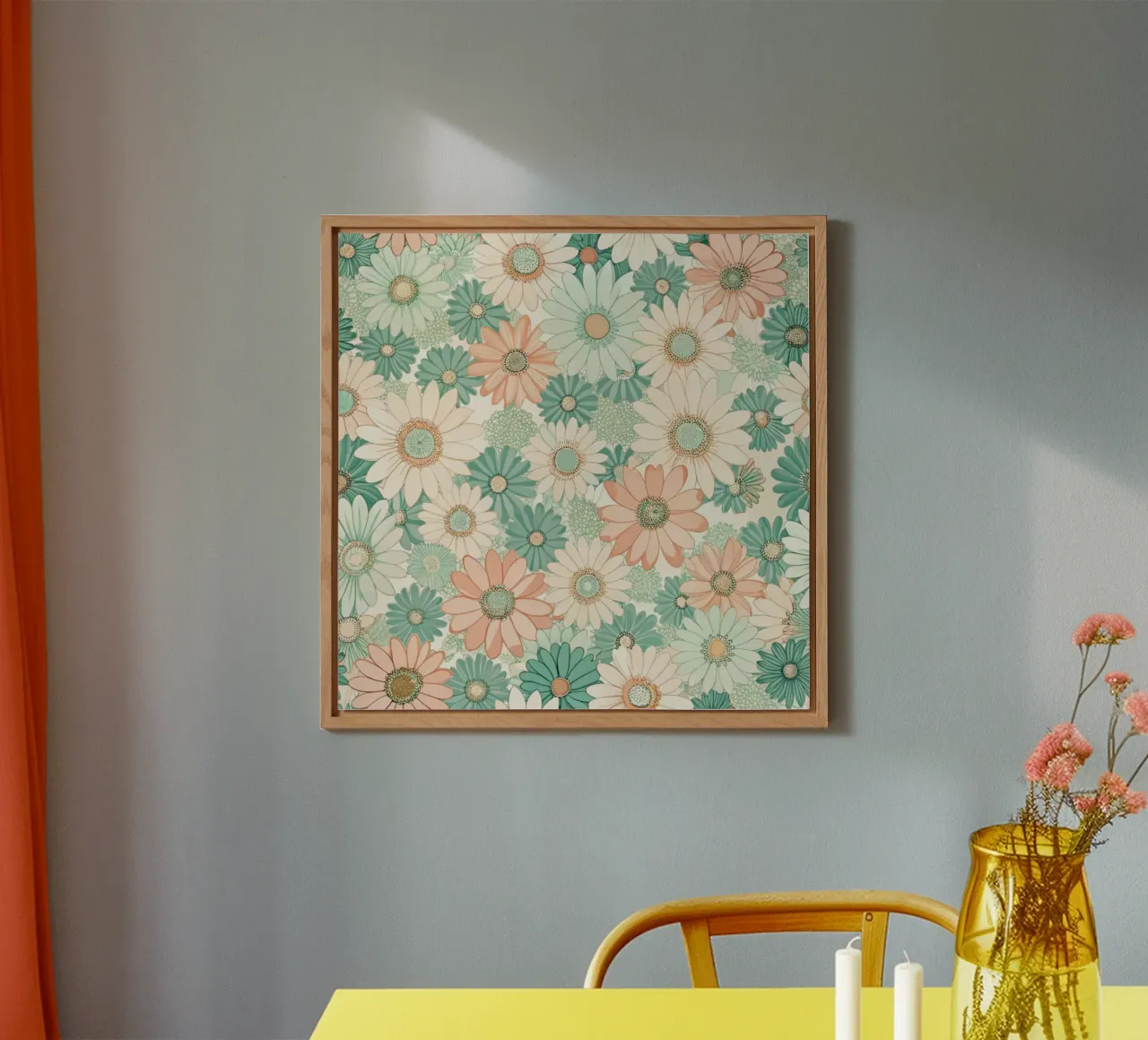 Daisy Reverie alluminio dibond da Botanical Pattern House