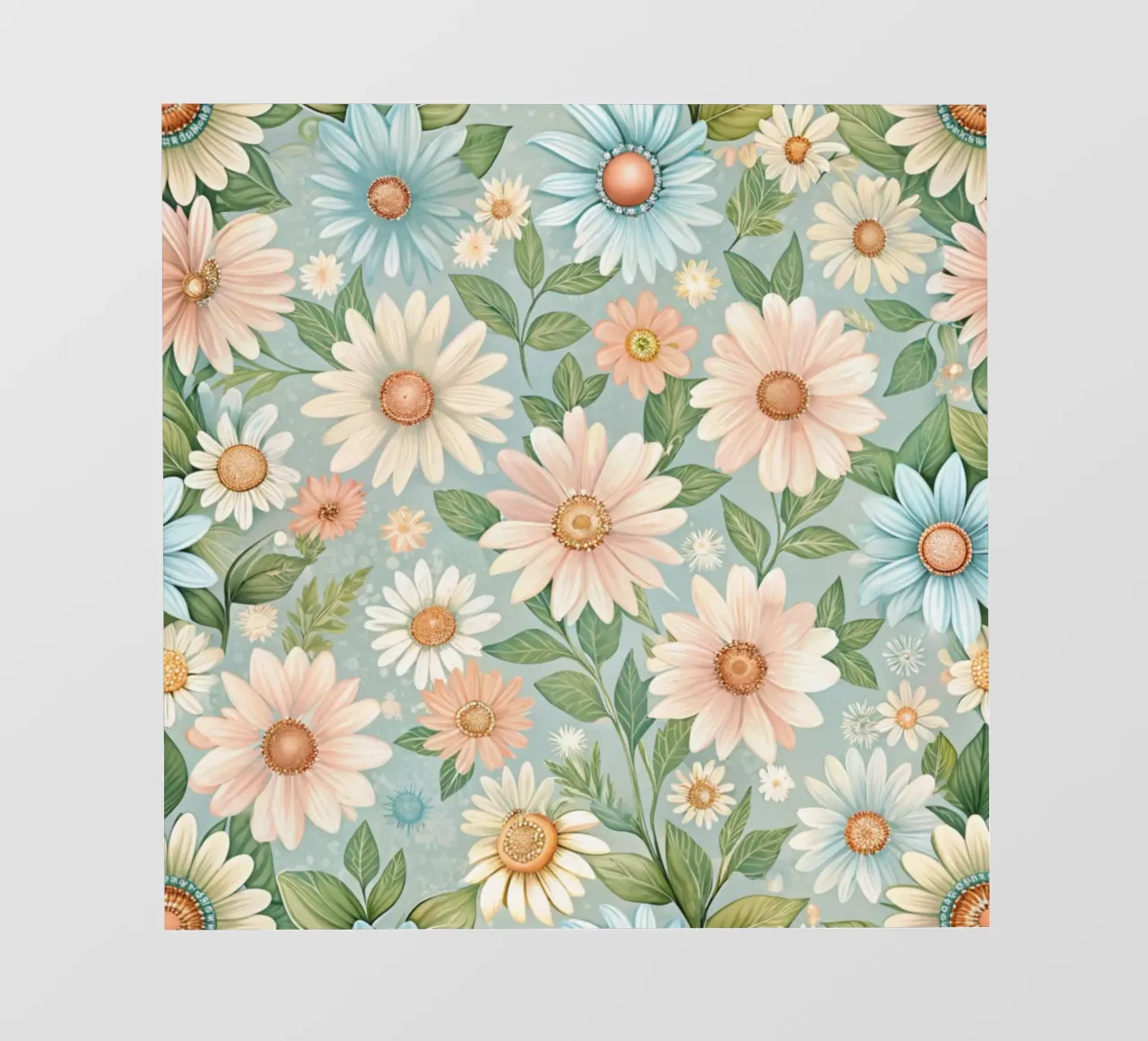Daisy Reverie telo in pvc da Botanical Pattern House