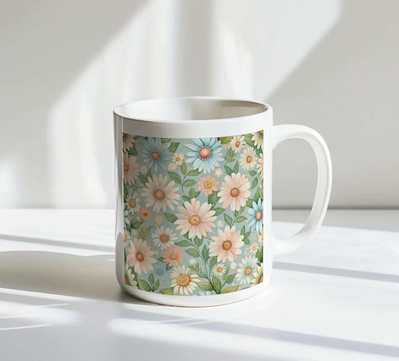 Daisy Reverie tazza in ceramica da Botanical Pattern House