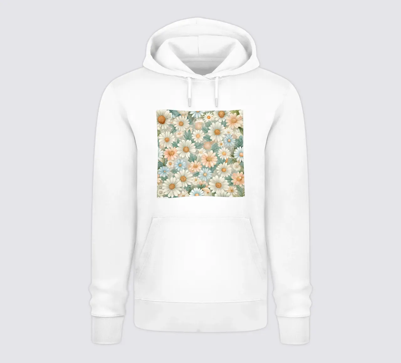 Daisy Reverie felpa con cappuccio da Botanical Pattern House