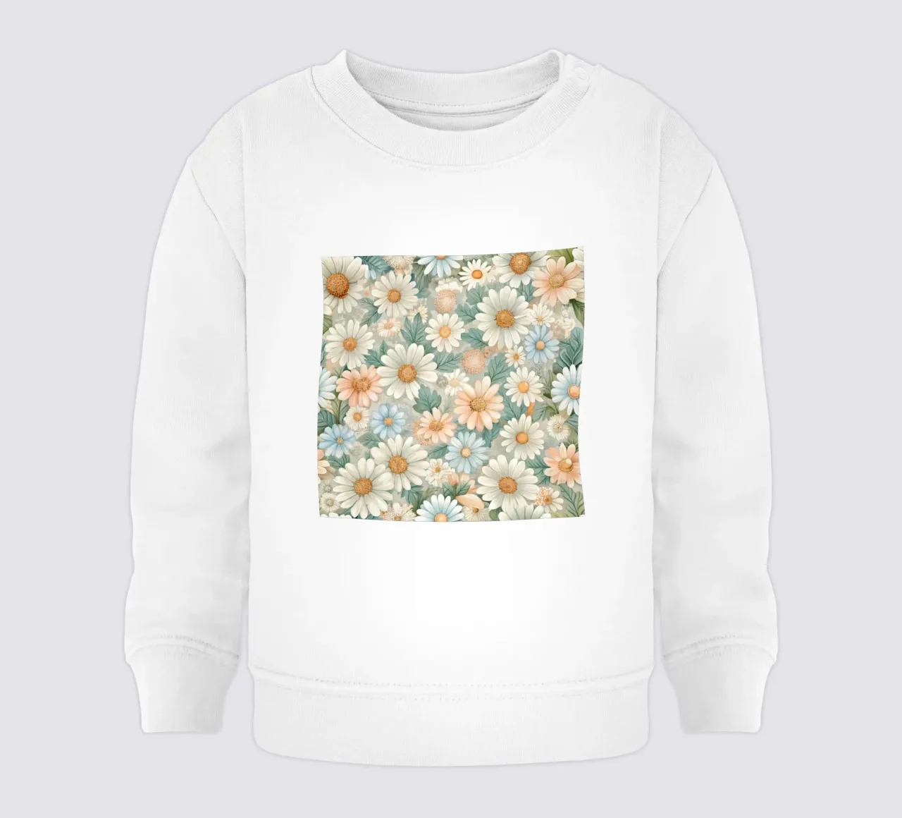 Daisy Reverie felpa neonato da Botanical Pattern House