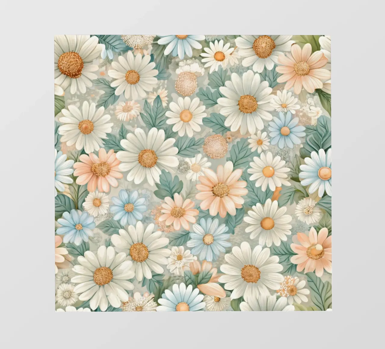 Daisy Reverie telo in pvc da Botanical Pattern House