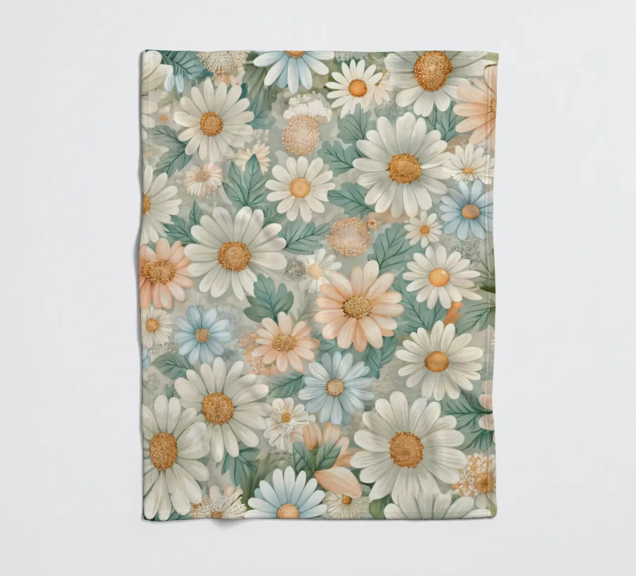 Daisy Reverie coperta in pile da Botanical Pattern House
