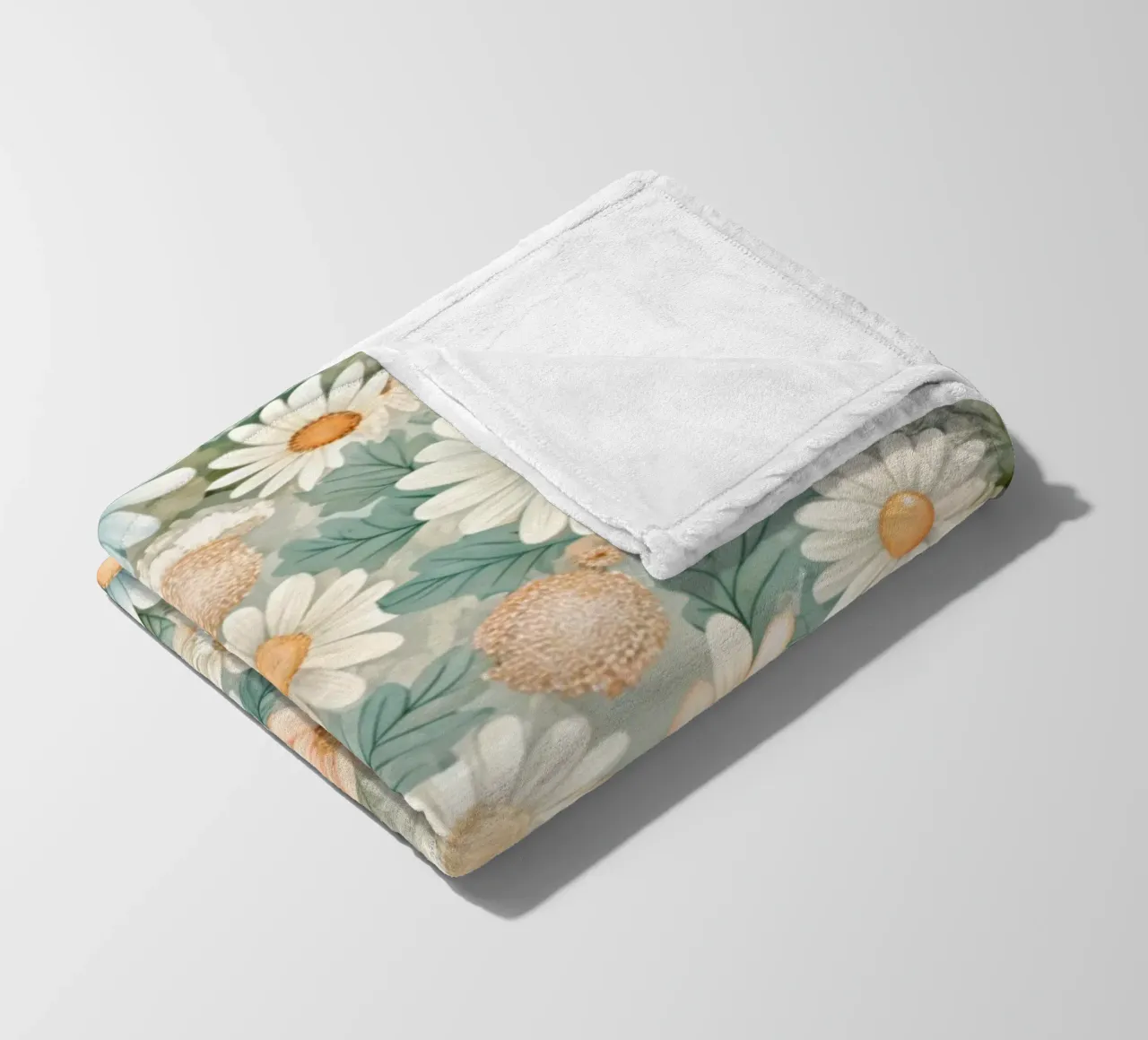 Daisy Reverie coperta in pile da Botanical Pattern House