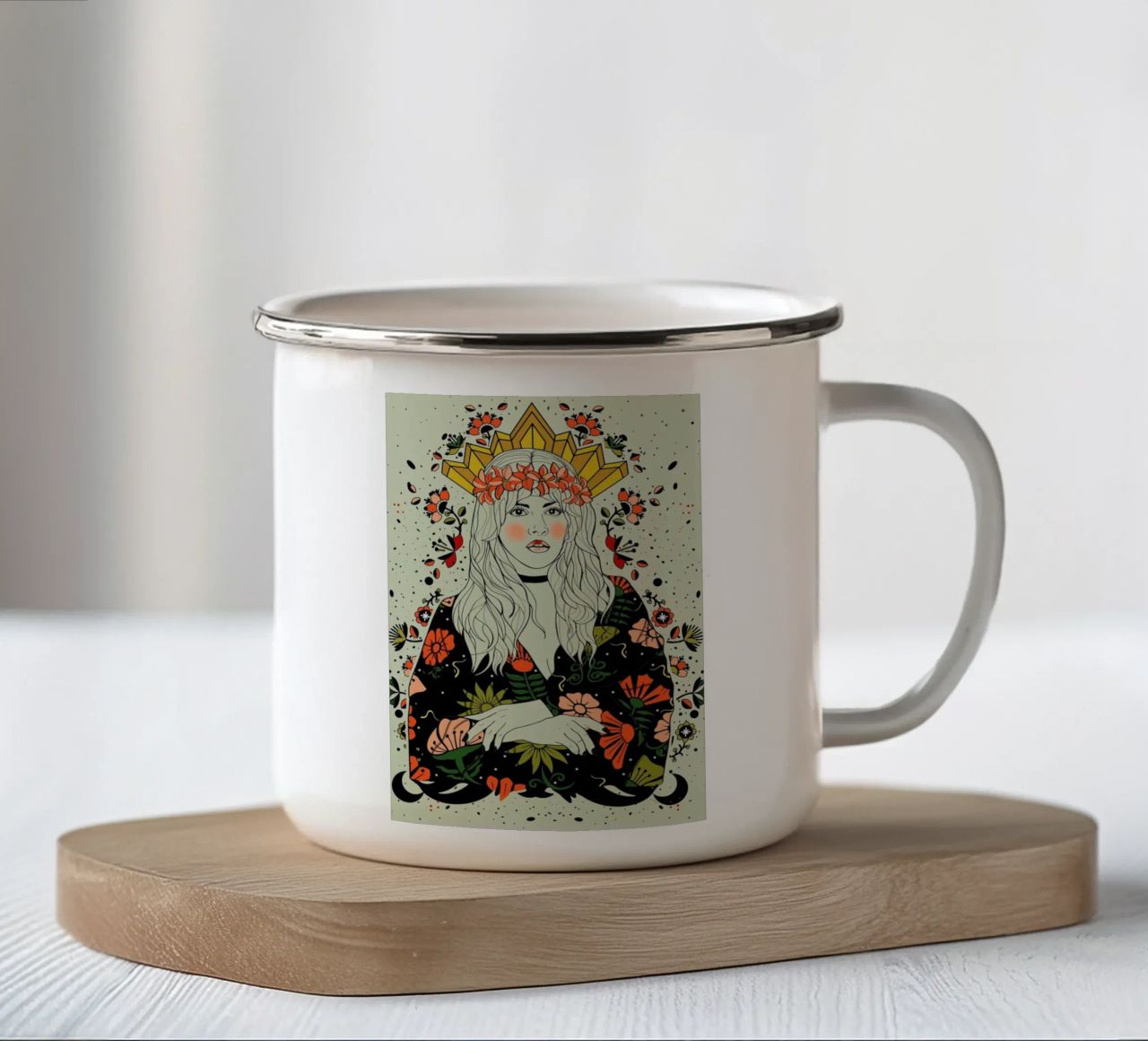 Stevie Nicks tazza in smalto da Nettsch