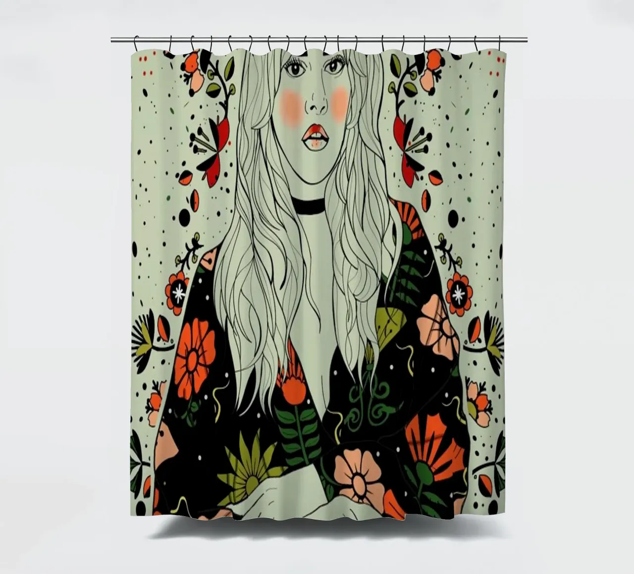 Stevie Nicks Duschvorhang von Nettsch